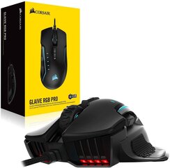 Corsair Glaive RGB Pro, must hind ja info | Hiired | kaup24.ee