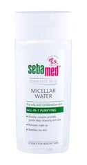 Очищающая мицеллярная вода для жирной и смешанной кожи Sebamed Sensitive Skin 200 мл цена и информация | Аппараты для ухода за лицом | kaup24.ee