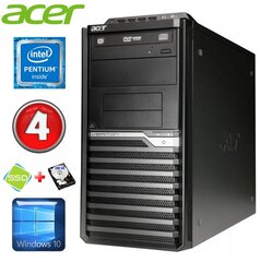 Lauaarvuti Acer Veriton M4610G MT G630 4GB 120GB+500GB DVD WIN10 hind ja info | Lauaarvutid | kaup24.ee
