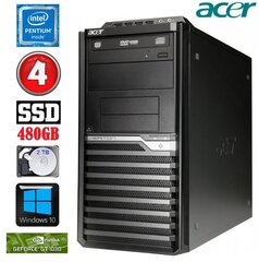 Acer Veriton M4610G MT G630 4GB 480SSD+2TB GT1030 2GB DVD WIN10 hind ja info | Lauaarvutid | kaup24.ee