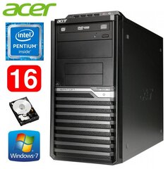 Lauaarvuti Acer Veriton M4610G MT G630 16GB 250GB DVD WIN7Pro hind ja info | Lauaarvutid | kaup24.ee