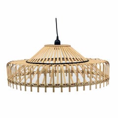Потолочный светильник DKD Home Decor, коричневый бамбук 50 W, 61 x 61 x 23 cм цена и информация | Потолочные светильники | kaup24.ee