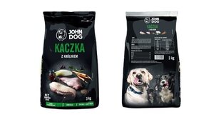 John Dog Premium pardi ja küülikuga, 3 kg hind ja info | Kuivtoit koertele | kaup24.ee