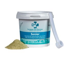 Toidulisand koertele European Pet Pharmacy Senior, 140 g цена и информация | Пищевые добавки и анти-паразитные товары | kaup24.ee