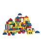 Puidust klotsid sorteerijaga Woody 90909, 100 osa цена и информация | Imikute mänguasjad | kaup24.ee