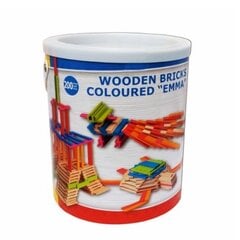Puidust konstruktor Woody, 95004, 200 tk. цена и информация | Конструкторы и кубики | kaup24.ee