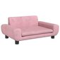 lastediivan, roosa, 70 x 45 x 33 cm, samet hind ja info | Lastetoa kott-toolid, tugitoolid ja tumbad | kaup24.ee