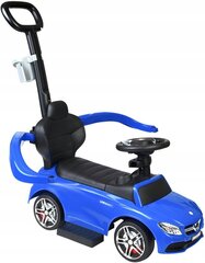 Funfit Kids Mercedes AMG C63 tõukeauto käepidemega, sinine цена и информация | Игрушки для малышей | kaup24.ee