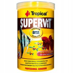 TROPICAL Supervit - Корм ​​для всех декоративных рыб - 1000 мл/200 г цена и информация | Корм для живой рыбы | kaup24.ee