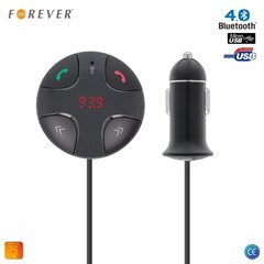 Forever TR-310 Авто FM Bluetooth 4.0 модулятор и система Hand-Free + Micro SD + USB зарядка, черный цена и информация | FM модуляторы, FM трансмиттер | kaup24.ee