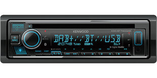 Kenwood, KDC-BT740DAB CD/USB MP3/WMA autostereo koos AUX-sisendiga цена и информация | Автомагнитолы, мультимедиа | kaup24.ee