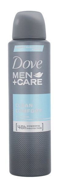 Spreideodorant meestele Dove Men +Care Clean Comfort 150 ml hind ja info | Deodorandid | kaup24.ee