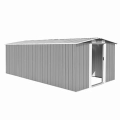 aiakuur 257 x 489 x 181 cm metallist, hall цена и информация | Садовые сараи, дровницы | kaup24.ee