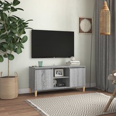 puitjalgadega telerikapp, hall Sonoma, 103,5 x 35 x 50 cm цена и информация | Тумбы под телевизор | kaup24.ee