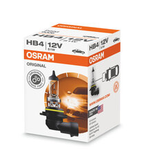 Autopirn Osram HB4 12V 51W hind ja info | Autopirnid | kaup24.ee