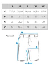 базовые спортивные штаны из хлопка - темно-розовые v4 om-srbs-0149 125761-7 цена и информация | Мужские брюки | kaup24.ee