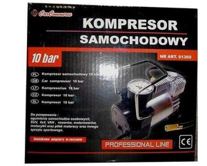 Õhukompressor 12V 10 bar hind ja info | Turvasüsteemid ja 12V seadmed | kaup24.ee