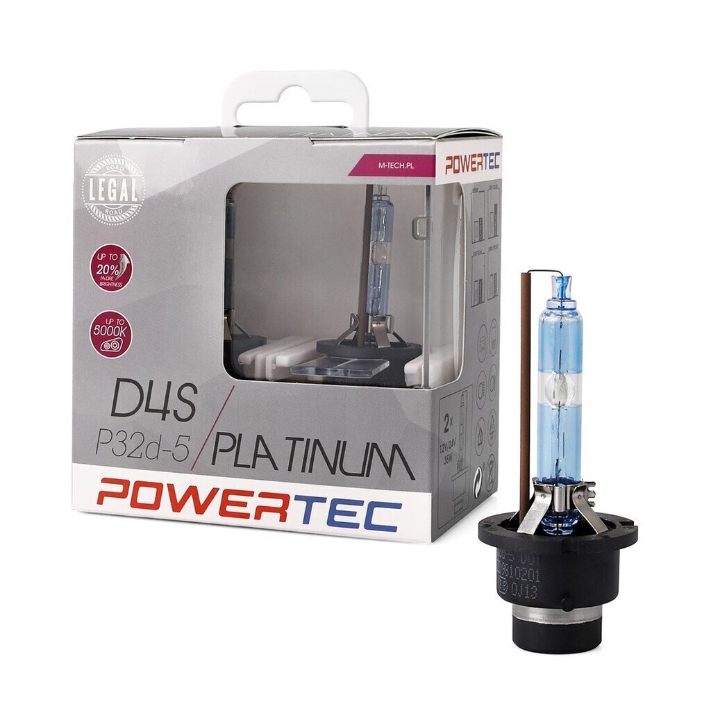 XENON pirn Powertec Platinum +130% D4S DUO цена и информация | Autopirnid | kaup24.ee