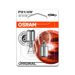 Автомобильная лампа OS7225-02B Osram OS7225-02B P21/4W 21/4W 12V (2 Предметы) цена и информация | Автомобильные лампочки | kaup24.ee