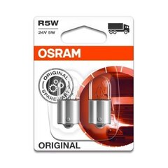 Autopirn OS5007-02B Osram OS5007-02B R5W 5W 12V (2 Tükid, osad) hind ja info | Autopirnid | kaup24.ee