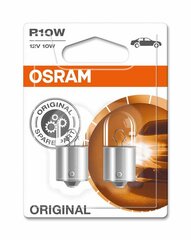 Автомобильная лампа OS5008-02B Osram OS5008-02B R10W 10W 12V (2 Предметы) цена и информация | Автомобильные лампочки | kaup24.ee