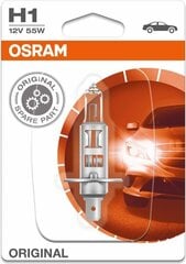 Автомобильная лампа Osram 64150-01B H1 12V 55W цена и информация | Автомобильные лампочки | kaup24.ee