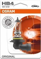 Автомобильная лампа OS9006-01B Osram OS9006-01B HB4 51W 12V цена и информация | Автомобильные лампочки | kaup24.ee