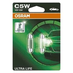 Автомобильная лампа Osram OS6418ULT-02B Ultralife C5W 12V 5W цена и информация | Автомобильные лампочки | kaup24.ee