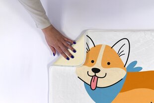 Vannitoa vaip Shiba Inu Koer, 90x60 cm цена и информация | Аксессуары для ванной комнаты | kaup24.ee