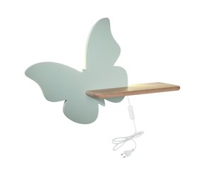 Candellux seinavalgusti koos riiuliga Kids Butterfly hind ja info | Seinavalgustid | kaup24.ee