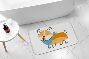 Vannitoa vaip Shiba Inu Koer, 75x45 cm цена и информация | Аксессуары для ванной комнаты | kaup24.ee