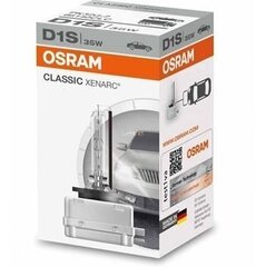 Автомобильная ксеноновая лампочка Osram Xenarc Original D1S 35W PK32D-2 цена и информация | Автомобильные лампочки | kaup24.ee