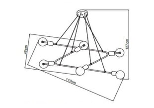 Light Prestige подвесной светильник Estrella цена и информация | Люстры | kaup24.ee