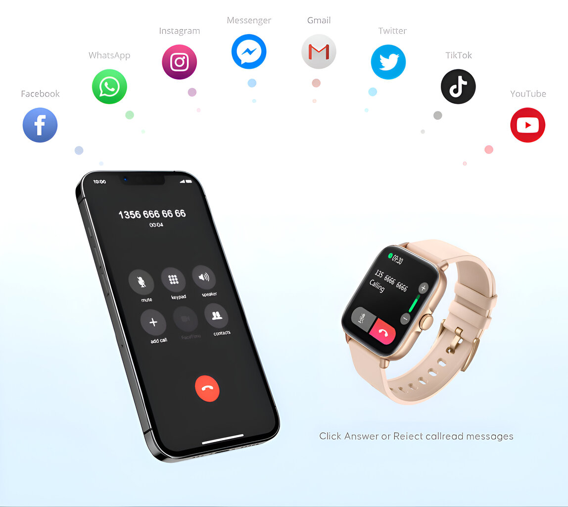 Nutikell; Smartwatch LIVMAN Y22 hind ja info | Nutikellad (smartwatch) | kaup24.ee