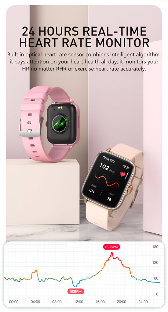 Nutikell; Smartwatch LIVMAN Y22 hind ja info | Nutikellad (smartwatch) | kaup24.ee