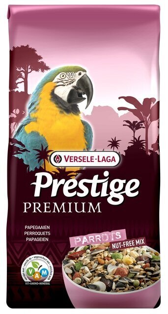 Suurte papagoide sööt Versele-Laga Parrots Premium, 2 kg hind ja info | Linnutoidud | kaup24.ee