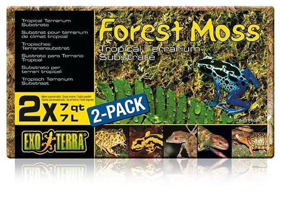 Aluspind terraariumile Exo Terra Forest sambla, 500 g цена и информация | Kaubad eksootilistele loomadele | kaup24.ee