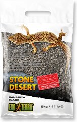 Substraat Exo Terra Stone Desert Bahariya must, 5 kg hind ja info | Kaubad eksootilistele loomadele | kaup24.ee