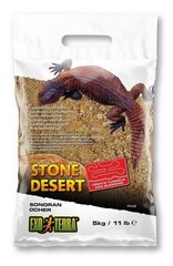 Aluspind terraariumile Exo Terra Stone Desert Sonoran Ocher, 5 kg hind ja info | Kaubad eksootilistele loomadele | kaup24.ee