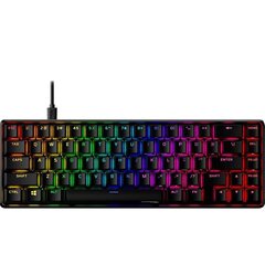 HyperX Alloy Origins 65, HyperX punane, lineaarne, SWE, must – mehaaniline klaviatuur цена и информация | Клавиатуры | kaup24.ee