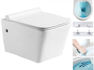 WC-pott Mexen Cube Rimless Duroplast Slim aeglaselt sulguva kaanega hind ja info | WС-potid | kaup24.ee