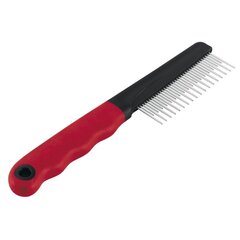 Стальная расчёска GRO 5866 STEEL COMB 18 x 3.5cm цена и информация | Средства по уходу за животными | kaup24.ee