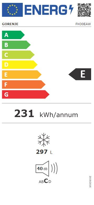 Gorenje FH30EAW цена и информация | Sügavkülmikud ja külmakirstud | kaup24.ee