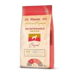 Fitmin Dog Medium Maintenance linnulihaga, 12 kg цена и информация | Сухой корм для собак | kaup24.ee