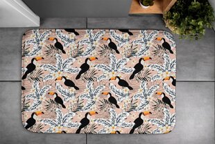 Vannitoa vaip Bird Toucan Taim, 75x45 cm цена и информация | Аксессуары для ванной комнаты | kaup24.ee