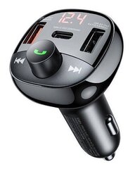 Remax RCC331 FM-передатчик Автомобильный радиоприемник MP3 / 2xUSB / Type-C / MicroSD цена и информация | FM модуляторы, FM трансмиттер | kaup24.ee