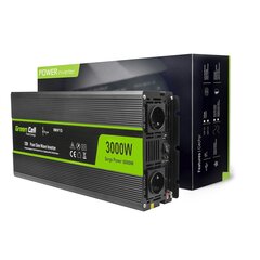 Pingemuundur Green Cell ® 12V 230V, 3000W/6000W hind ja info | Muundurid, inverterid | kaup24.ee