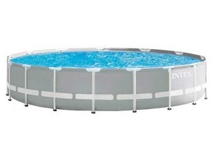 Каркасный бассейн Intex Prism Frame 610x132 см, с фильтром 12 В цена и информация | Бассейны | kaup24.ee