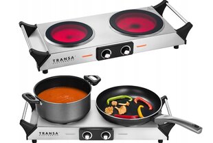 Transa Electronics DoubleStove цена и информация | Электрические плитки | kaup24.ee