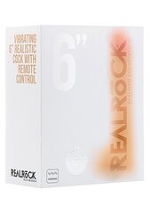 Вибрационный фаллоимитатор RealRock, 15 см цена и информация | Фаллоимитаторы | kaup24.ee
